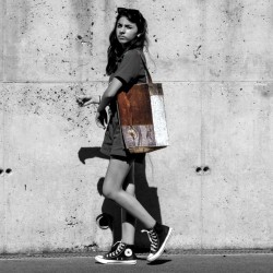 Sac bois vieilli "passage du temps" - MARON BOUILLIE - éco-produits made in France 2