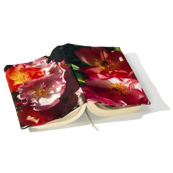 Rose de France floral book cover - Maron Bouillie made in France Rose de France floral book cover - Maron Bouillie made in France