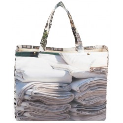 Sac-cabas-Un-air-de-Provence-Maron-Bouillie-Blanc-face 2