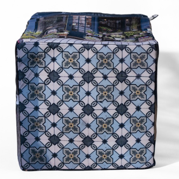 Paris Florist Brindille designer pocket emptier – plant pot cover Maron Bouillie  – photo white background view from below
