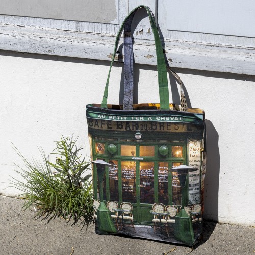 Tote bag Paris Café Au petit fer à cheval