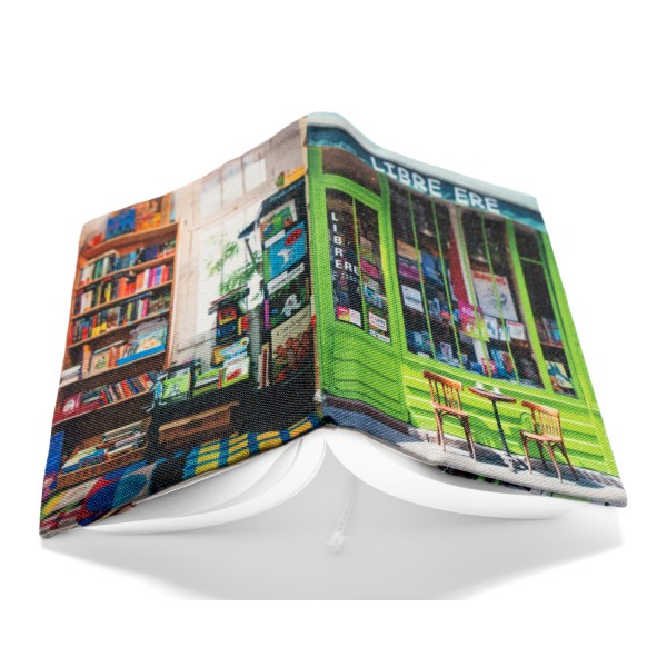 Protège livre idée cadeau Paris Librairie Libre ère - Maron Bouillie made in France