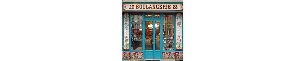 Boite de rangement Boulangerie 28 Paris retro - Maron Bouillie