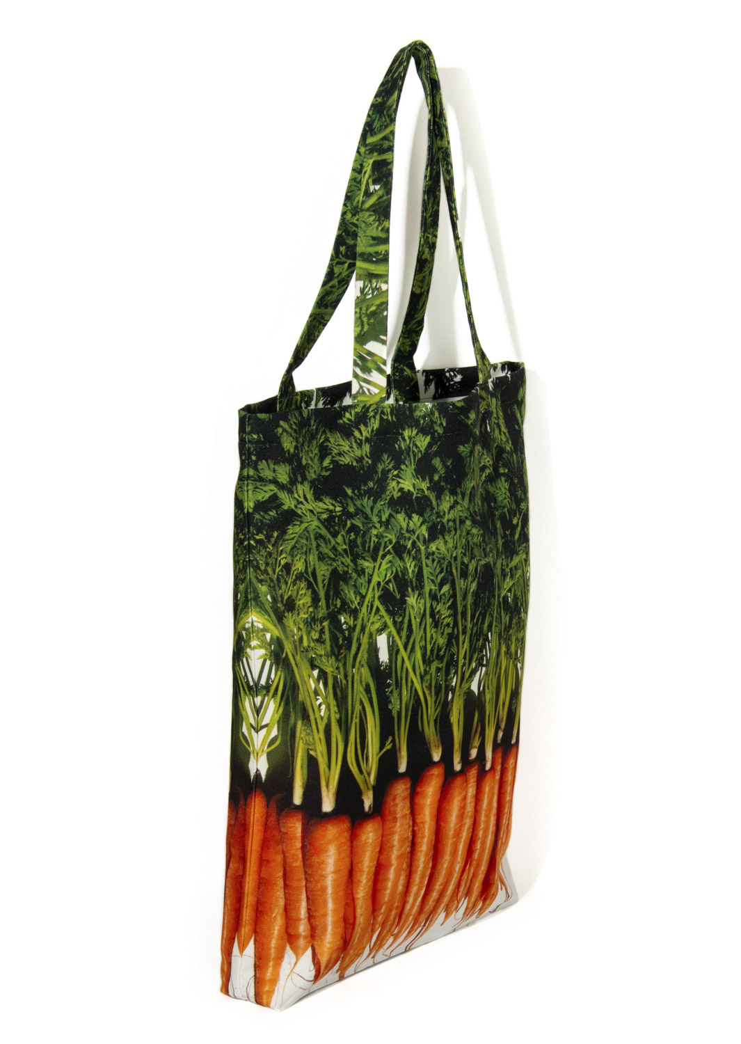 grand sac de shopping Légumes Carottes Maron Bouillie