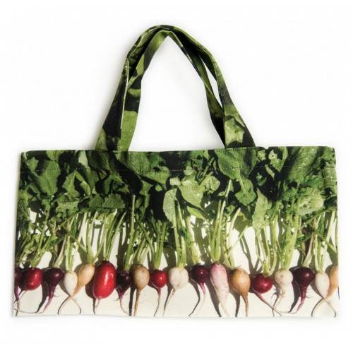 Made in France vegetable bags - Maron Bouillie Strolling around the market collection - Multicolored Radish bag