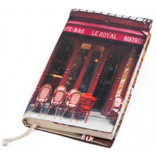 Book cover - Paris-retro-style - Coffee Café le Royal - Maron Bouillie made in France
