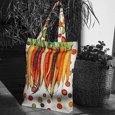 Design vegetable tote bag "The Graphics"